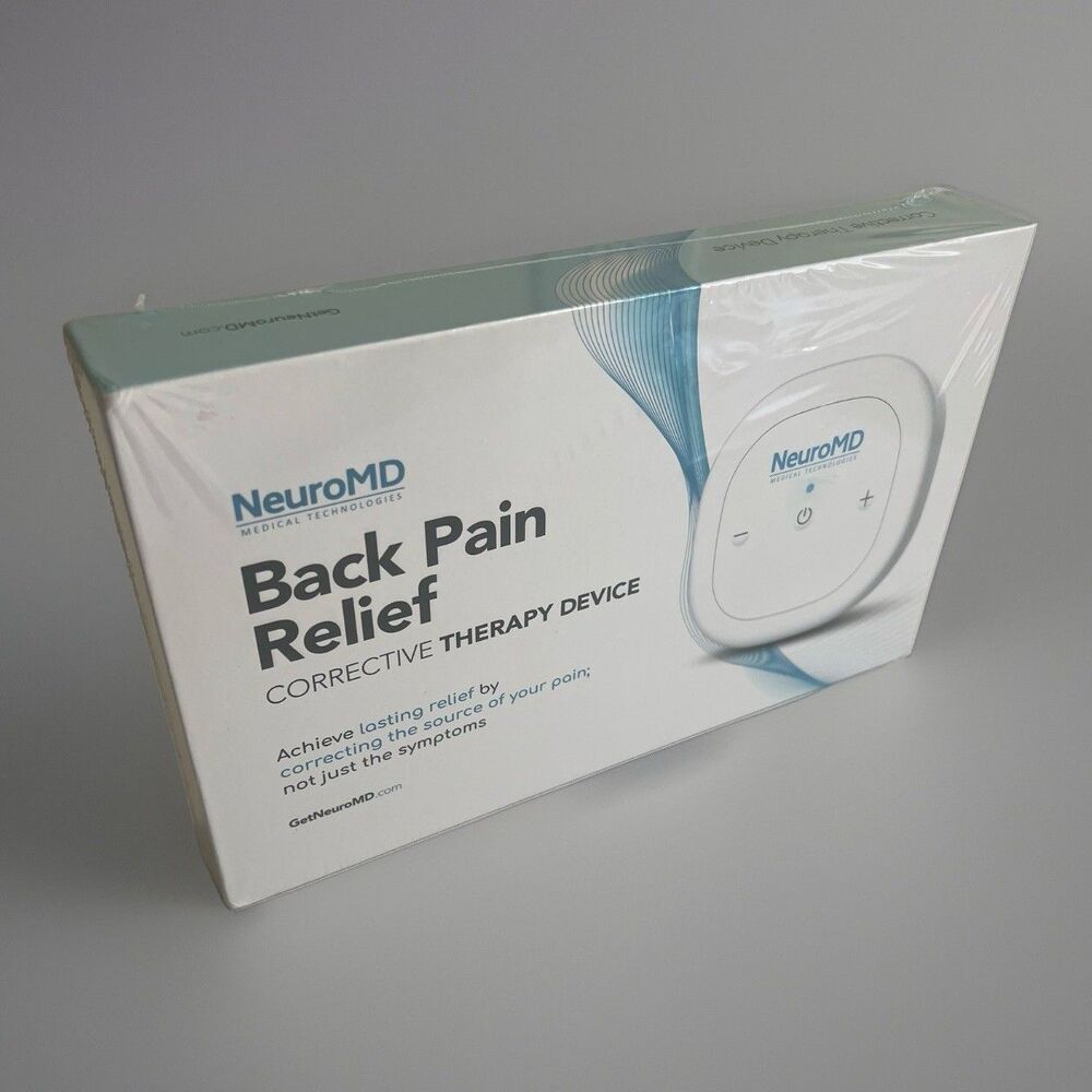 NeuroMD Back Pain Relief Corrective Therapy Device Kit NMES New Factory Sealed